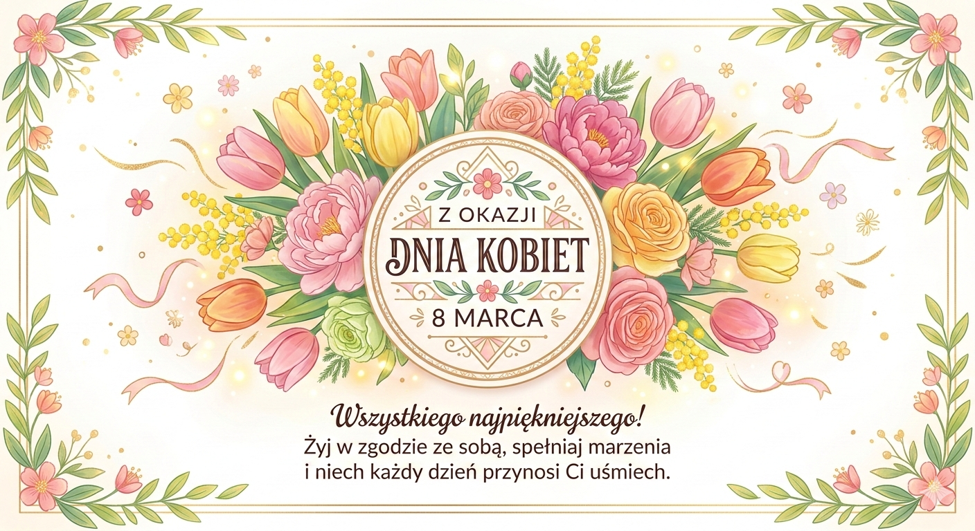 Życzenia z okazji Dnia Kobiet 8.03.2026