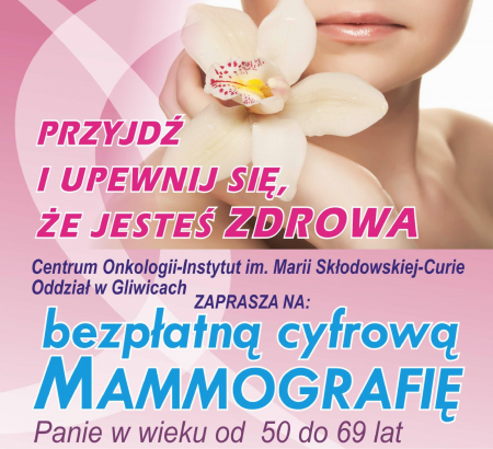 Zapraszamy na Mammografię