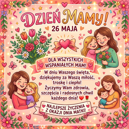 Życzenia z okazji Dnia Mamy 26.05.2026r