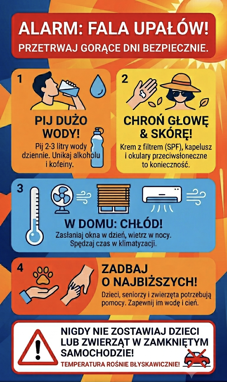 Uwaga fala upałów!!! 