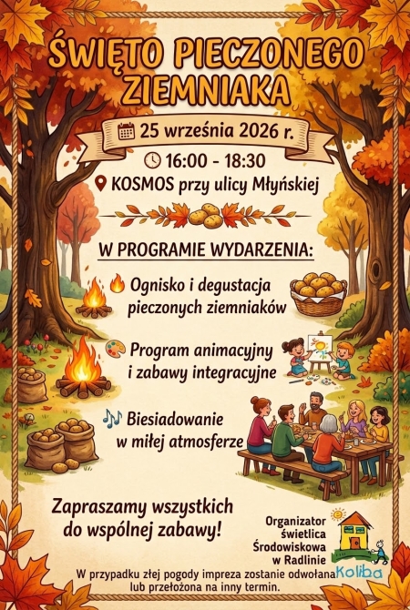 Zaproszenie na Święto Pieczonego Ziemniaka