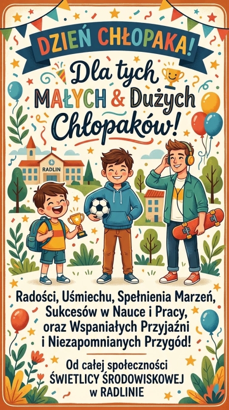 Życzenia z okazji Dnia Chłopaka 30.09.2026